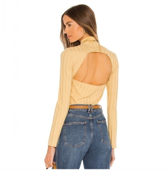 Jonathan Simkhai Tops - Jonathan Simkhai Standard Janelle Open Back Top